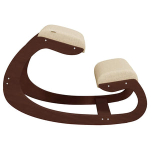 Kniestuhl Creme 55x84x55 cm Birkensperrholz