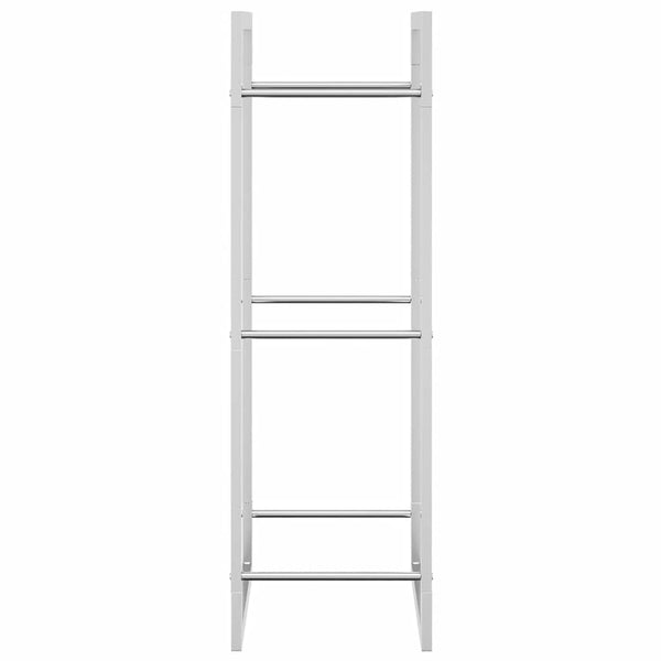 Edelstahl Brennholzregal 50x28x94 cm