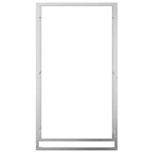 Edelstahl Brennholzregal 80x28x154 cm