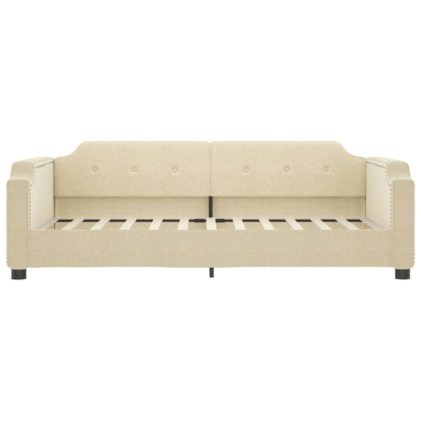Tagesbett mit Matratze Creme 80x200 cm