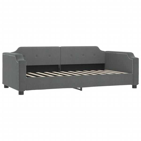 Tagesbett mit Matratze Dunkelgrau 100x200 cm