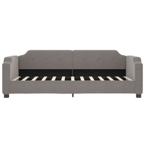 Tagesbett mit Matratze Taupe 100x200 cm