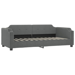 Tagesbett mit Matratze Dunkelgrau 90x190 cm