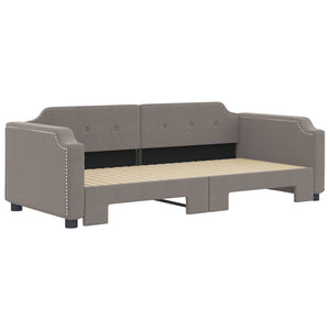 Ausziehbares Tagesbett Taupe 80x200 cm