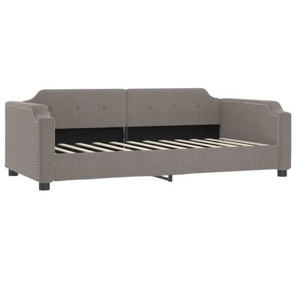 Ausziehbares Tagesbett Taupe 80x200 cm