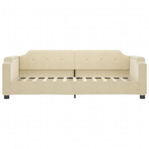 Ausziehbares Tagesbett Creme 80x200 cm