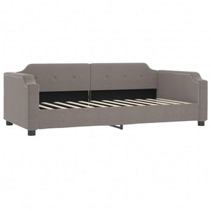Ausziehbares Tagesbett Taupe 90x200 cm