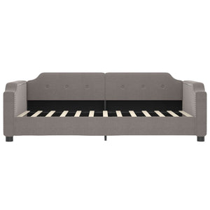 Ausziehbares Tagesbett Taupe 90x200 cm