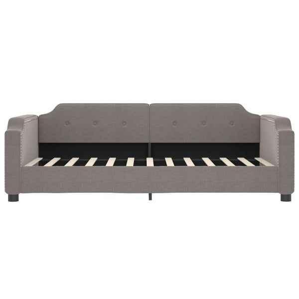 Ausziehbares Tagesbett Taupe 90x200 cm