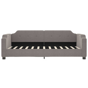 Ausziehbares Tagesbett Taupe 100x200 cm