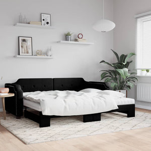 Ausziehbares Tagesbett mit Matratzen 80x200 cm
