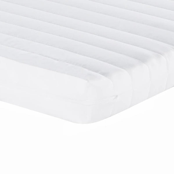 Ausziehbares Tagesbett mit Matratzen Creme 80x200 cm