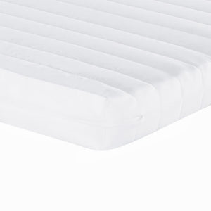 Ausziehbares Tagesbett Creme mit Matratzen 100x200 cm