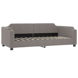 Ausziehbares Tagesbett Taupe 90x200 cm