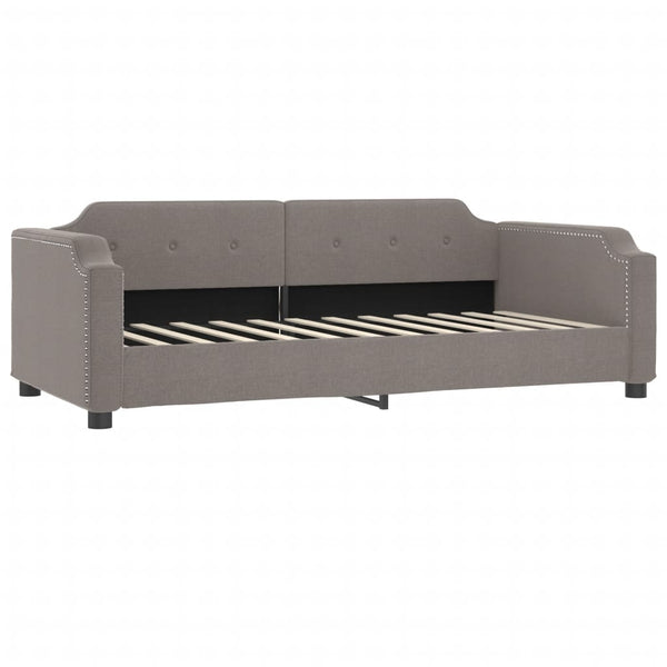 Ausziehbares Tagesbett Taupe 100x200 cm