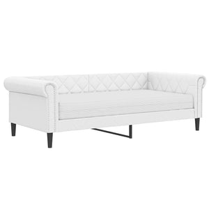 Tagesbett Weiß 90x200 cm mit Matratze
