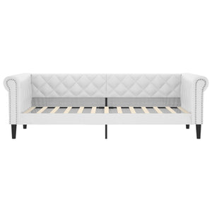 Tagesbett Weiß 90x200 cm mit Matratze