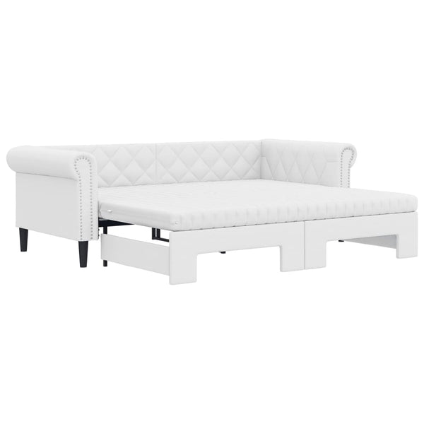 Ausziehbares Tagesbett mit Matratzen 90x200 cm
