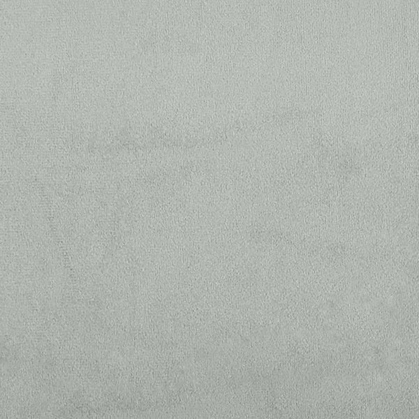 Tagesbett mit Matratze Hellgrau Samt 90x200 cm