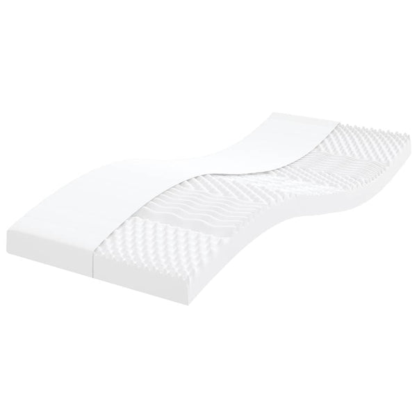 Ausziehbares Tagesbett mit Matratzen Blau 90x200 cm Samt