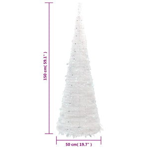 Pop-Up Weihnachtsbaum Künstlich Weiß 150cm
