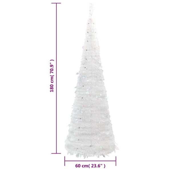Pop-Up Weihnachtsbaum Künstlich 180cm mit LEDs