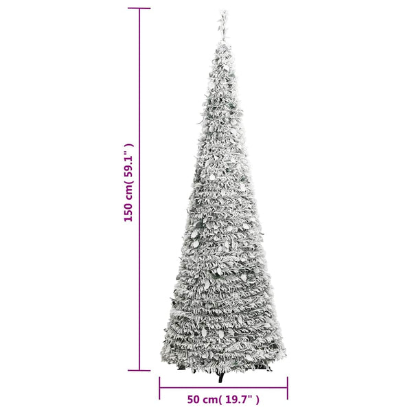 Künstlicher Pop-Up Weihnachtsbaum Beschneit 150cm
