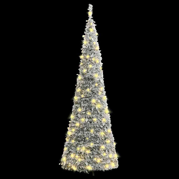Künstlicher Pop-Up Weihnachtsbaum mit LEDs, 210cm