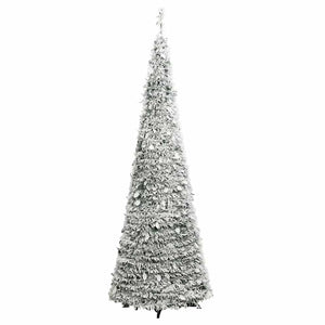 Künstlicher Pop-Up Weihnachtsbaum mit LEDs, 210cm