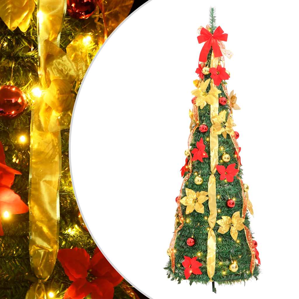 Pop-Up Weihnachtsbaum Grün 150cm mit LEDs