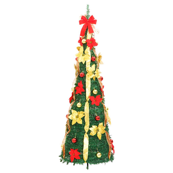 Pop-Up Weihnachtsbaum Grün 210cm mit LEDs