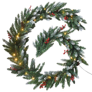 4-tlg. PVC Türschmuck-Set Weihnachten