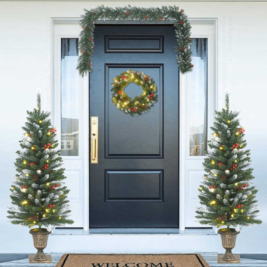 4-tlg. PVC Türschmuck-Set Weihnachten