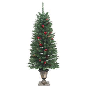 Künstliche Weihnachtsbäume mit LEDs, 2er-Set