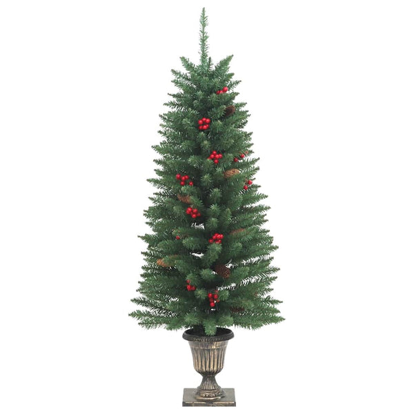 Künstliche Weihnachtsbäume mit LEDs, 2er-Set