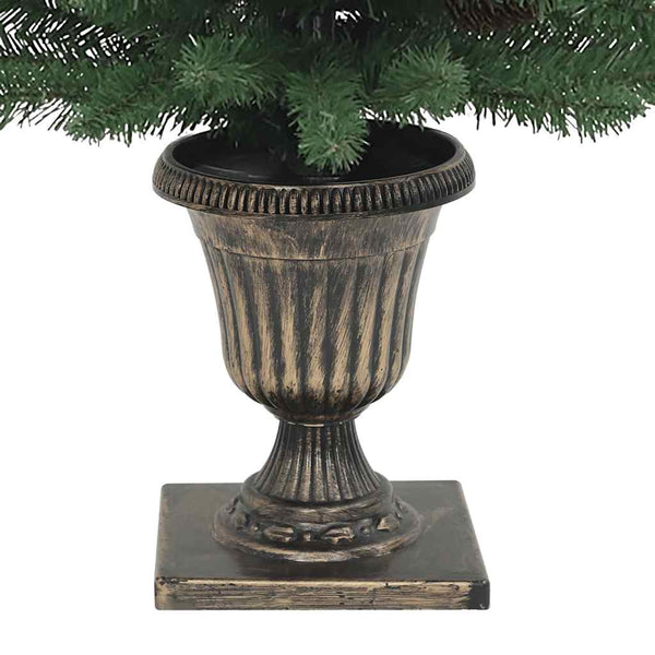 Künstliche Weihnachtsbäume mit LEDs, 2er-Set