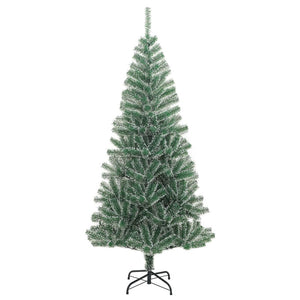 vidaXL Sapin de Noël artificiel floqué vert 180 cm