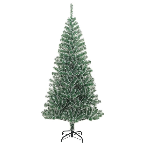 vidaXL Sapin de Noël artificiel floqué vert 180 cm