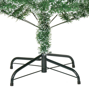 vidaXL Sapin de Noël artificiel floqué vert 180 cm