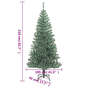 Beschneiter künstlicher Weihnachtsbaum, 210 cm