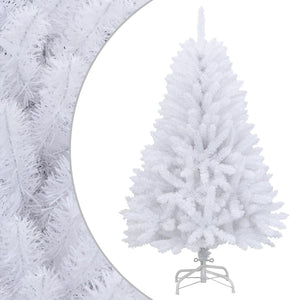 Weihnachtsbaum Künstlich Klappbar Weiß 120cm