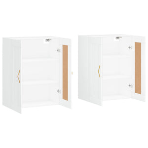 Weiße Wandschränke 2er Set