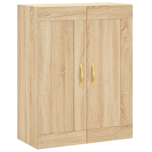 vidaXL Armoires murales 2 pcs Chêne Sonoma Aggloméré