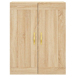 vidaXL Armoires murales 2 pcs Chêne Sonoma Aggloméré