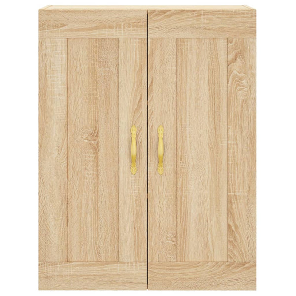 vidaXL Armoires murales 2 pcs Chêne Sonoma Aggloméré