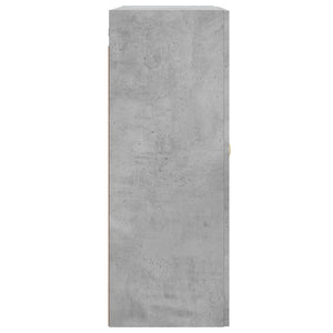 vidaXL Armoires murales 2 pcs Gris béton Aggloméré
