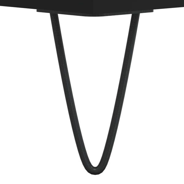 Highboard Schwarz 69,5x34x180 cm