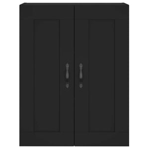 Highboard Schwarz 69,5x34x180 cm