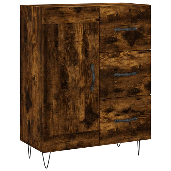 Highboard Räuchereiche 69,5x34x180 cm