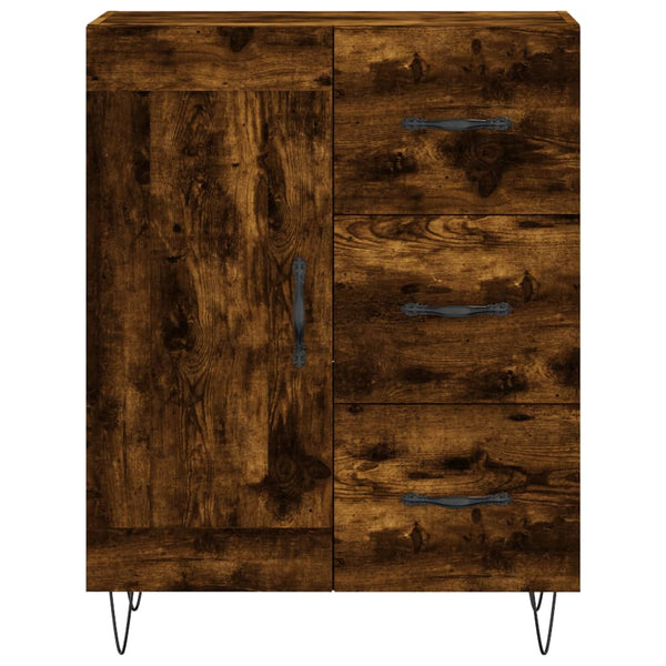 Highboard Räuchereiche 69,5x34x180 cm